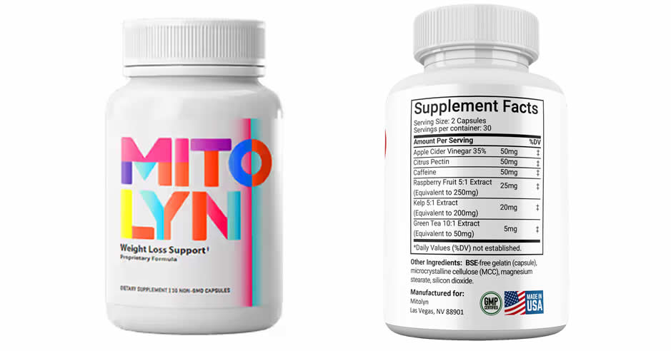 Mitolyn Supplement Facts Label